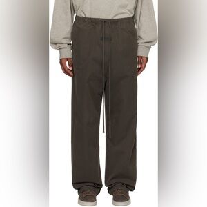 NWT Essentials FOG Men's Relaxed Trouser Off Black XXS
